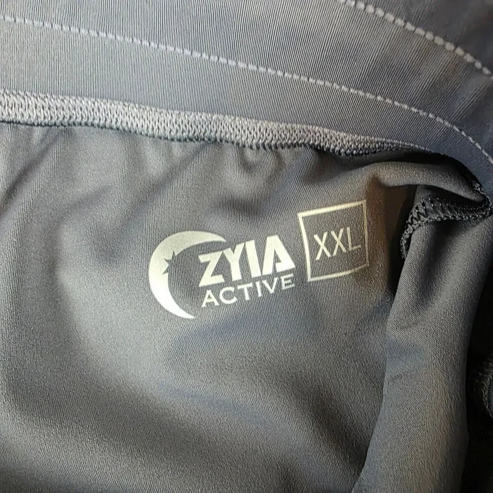 Zyia Peak Zipper Jogger Pants Size XXL